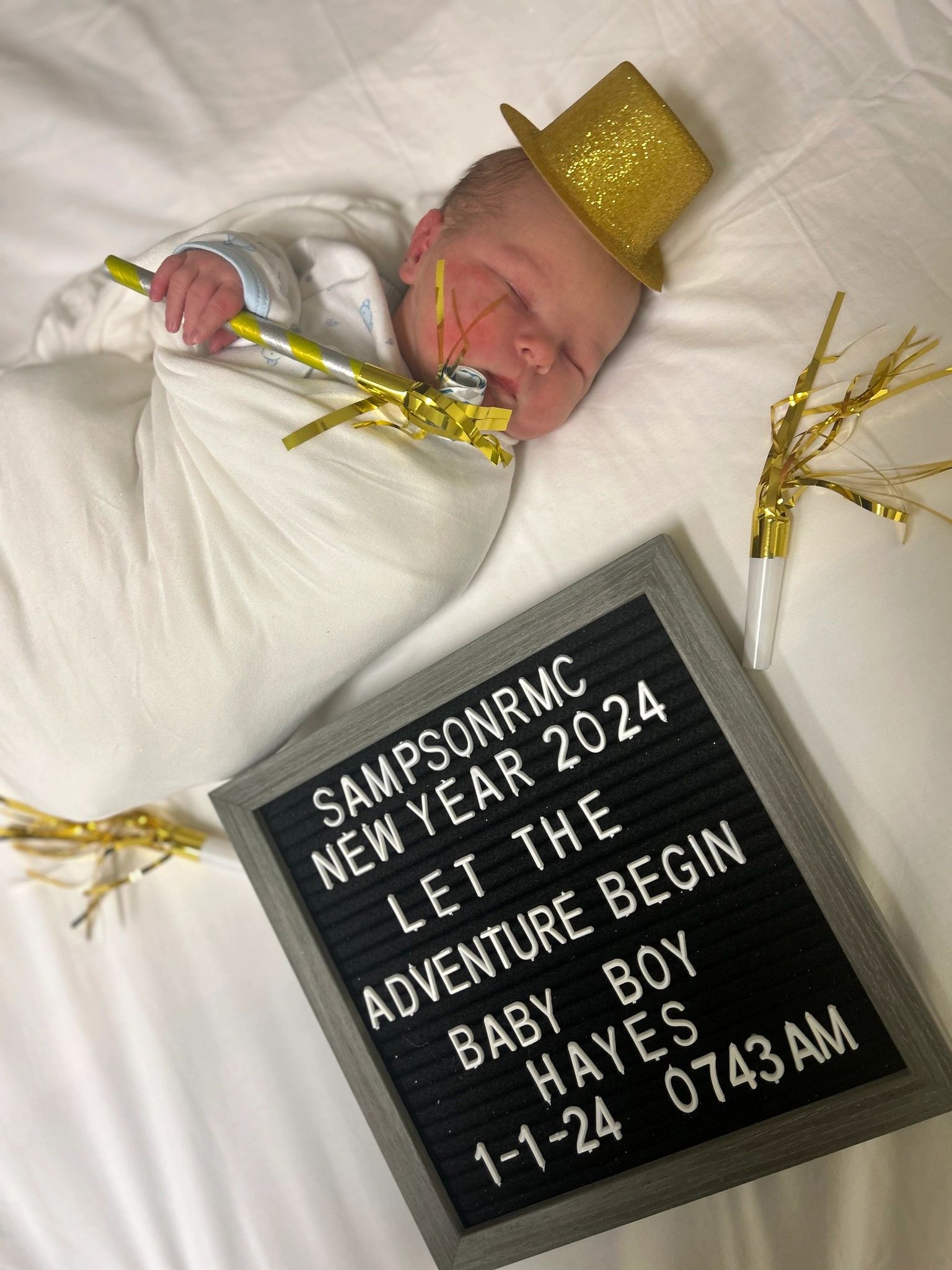 First Baby Born in 2024